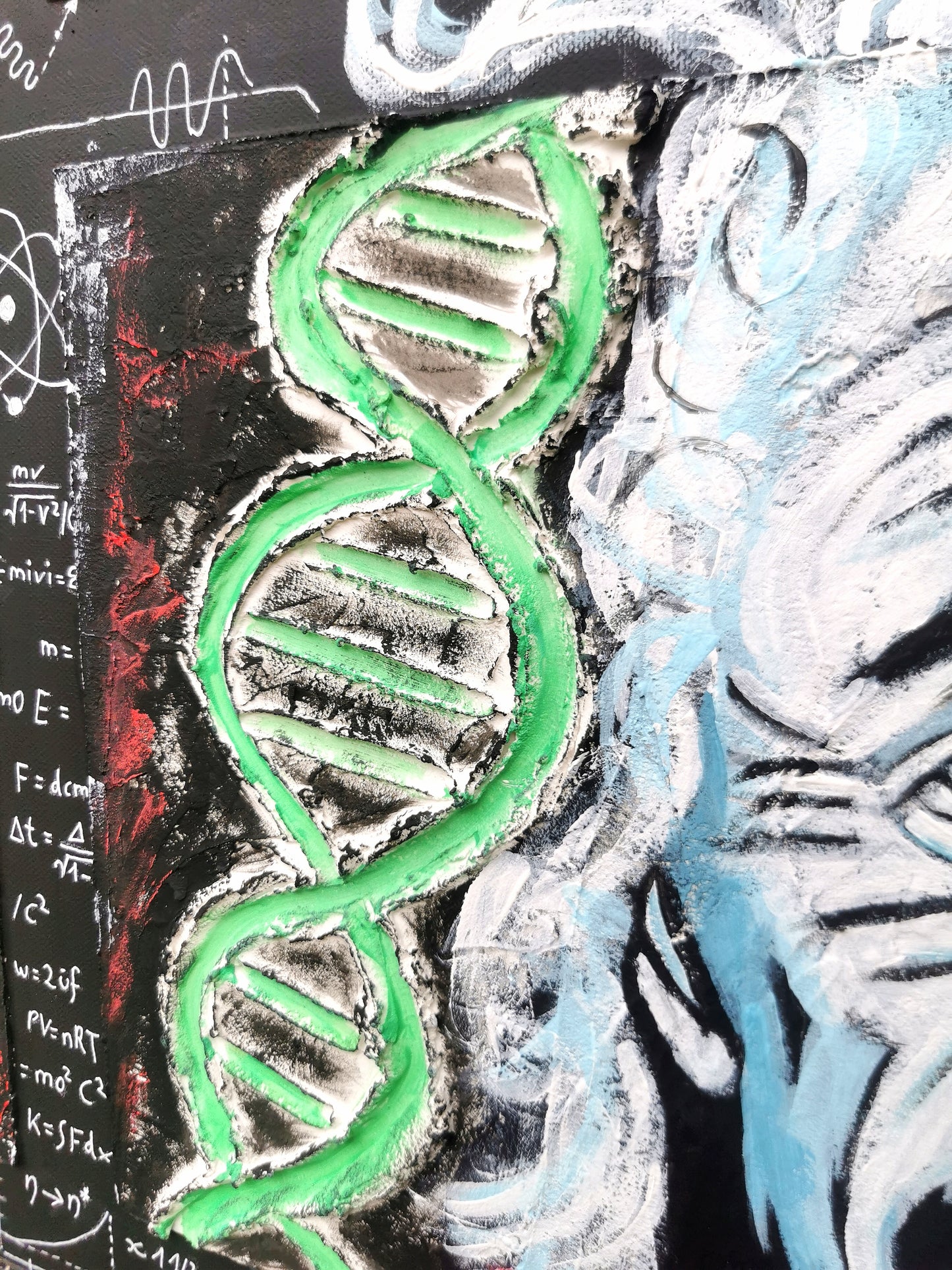 Popart Albert Einstein x DNA | A Hommage to this Genius