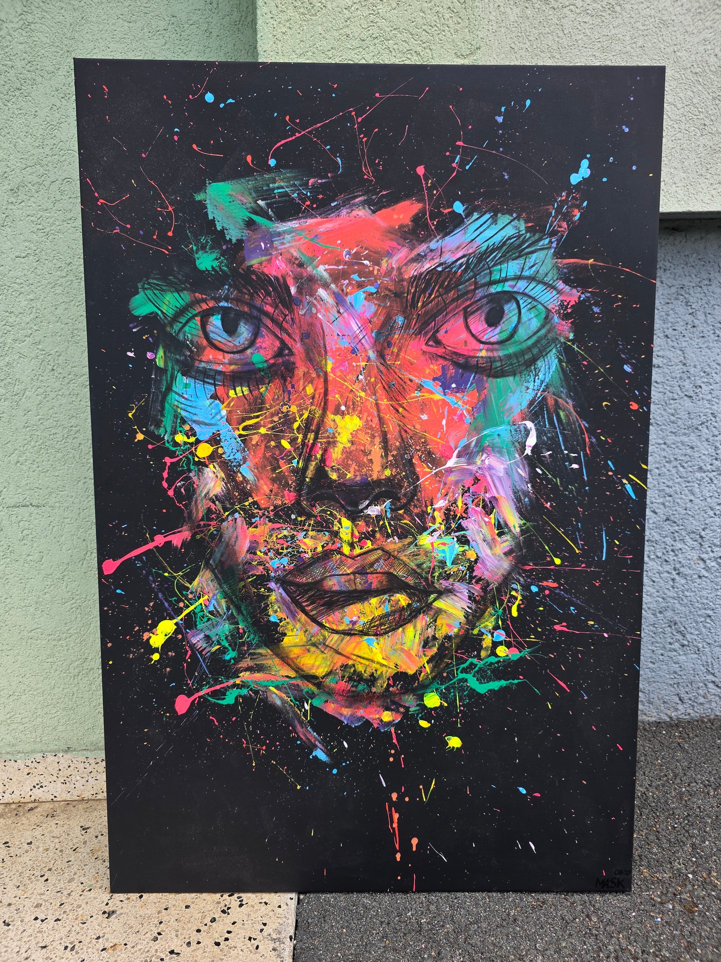 The painted Silence Portrait