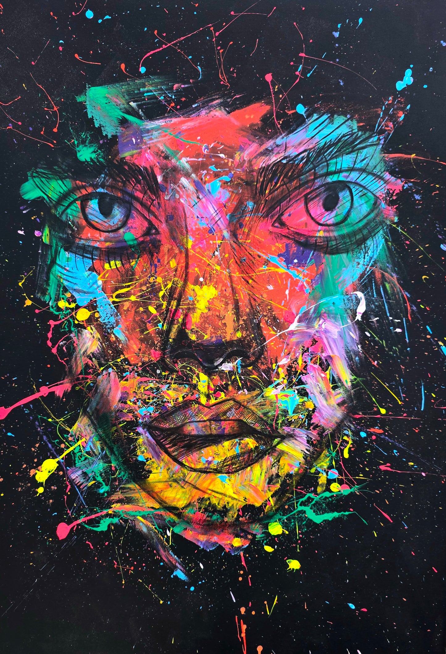 The painted Silence Portrait