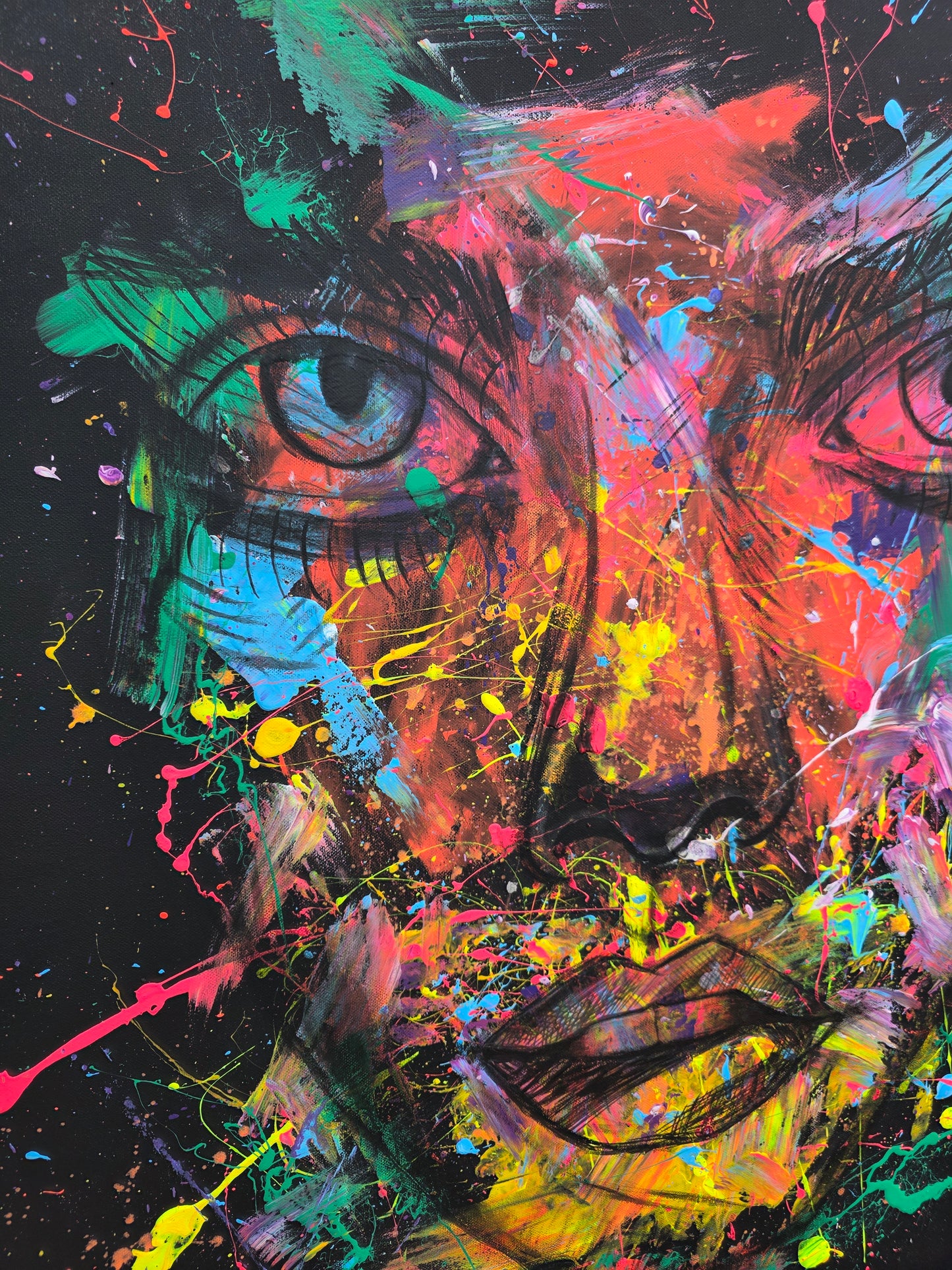 The painted Silence Portrait