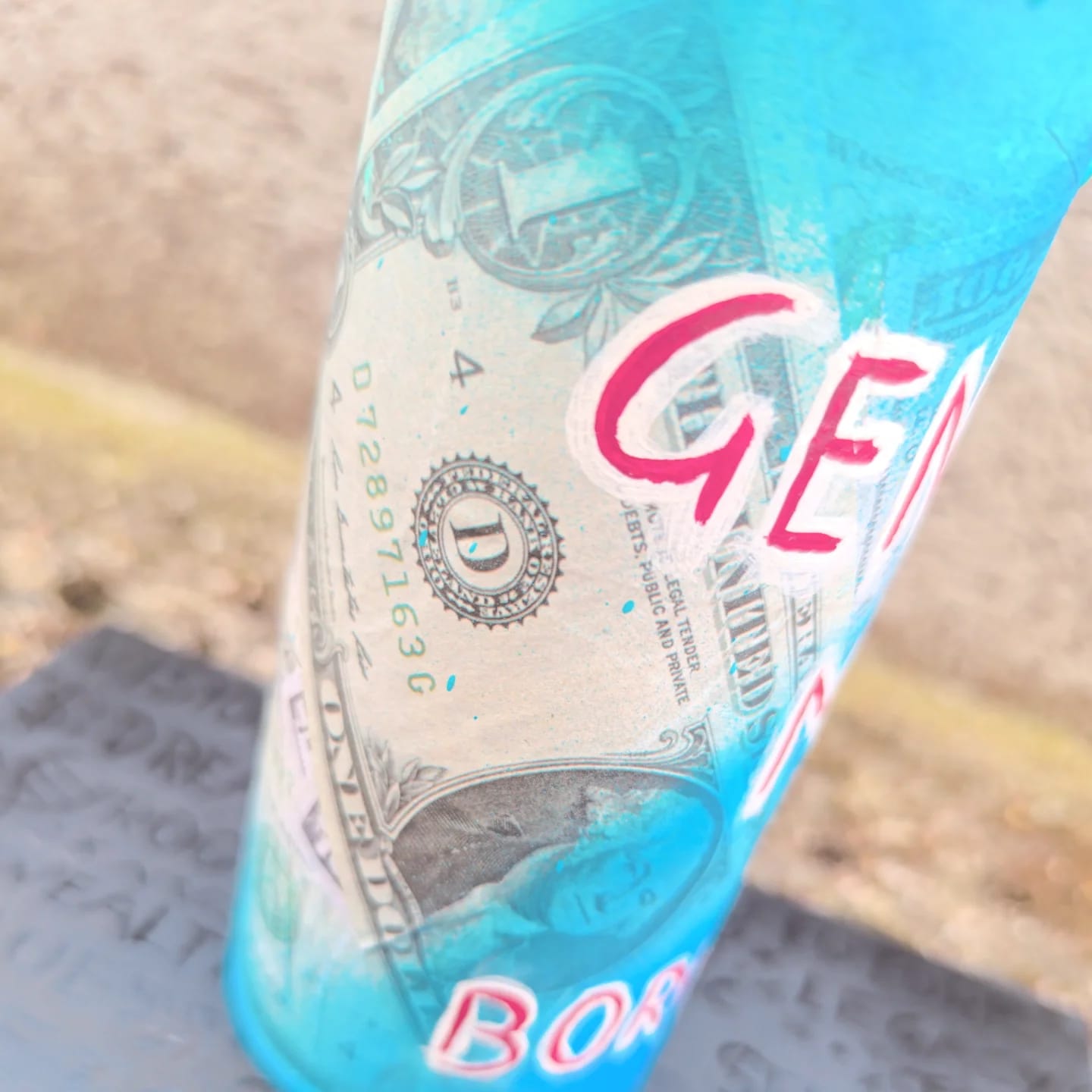 World's first DNA Art Spraycan |Generation Money | Popart Sculpture