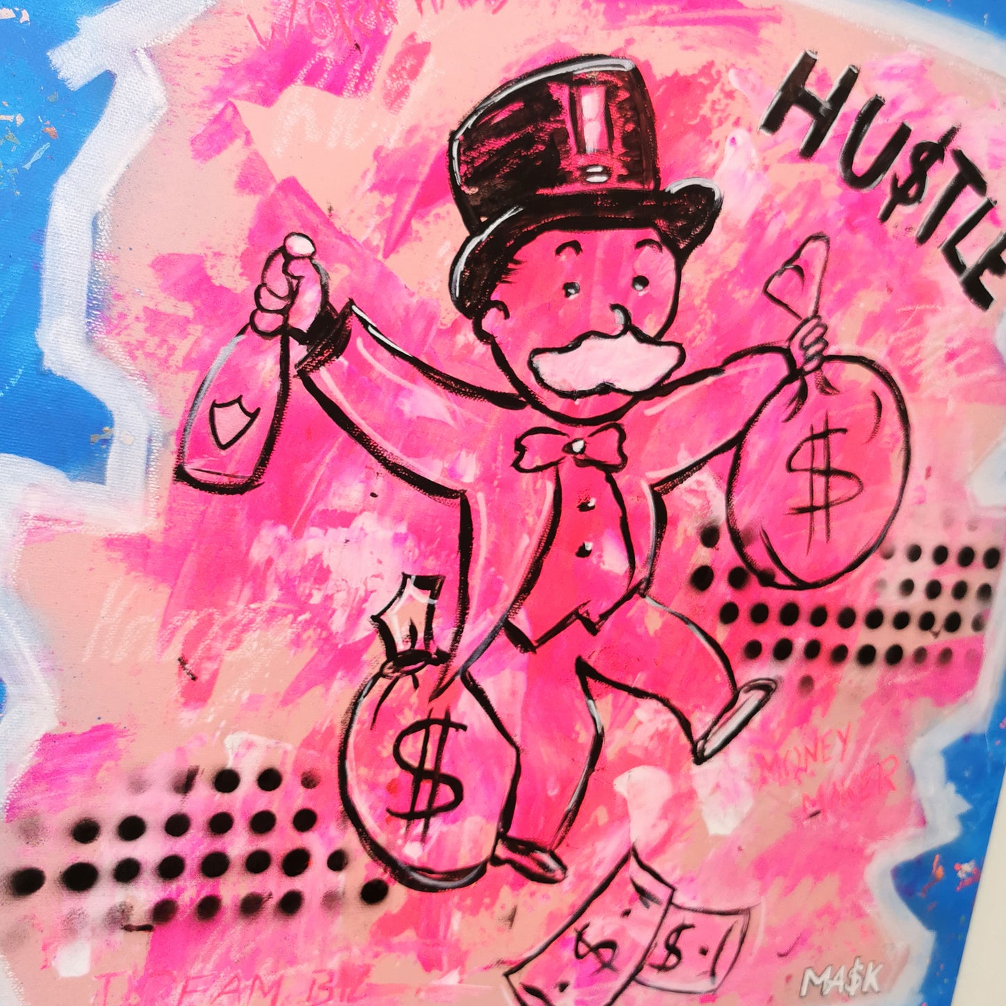 Popart Monopoly-Man | Pink
