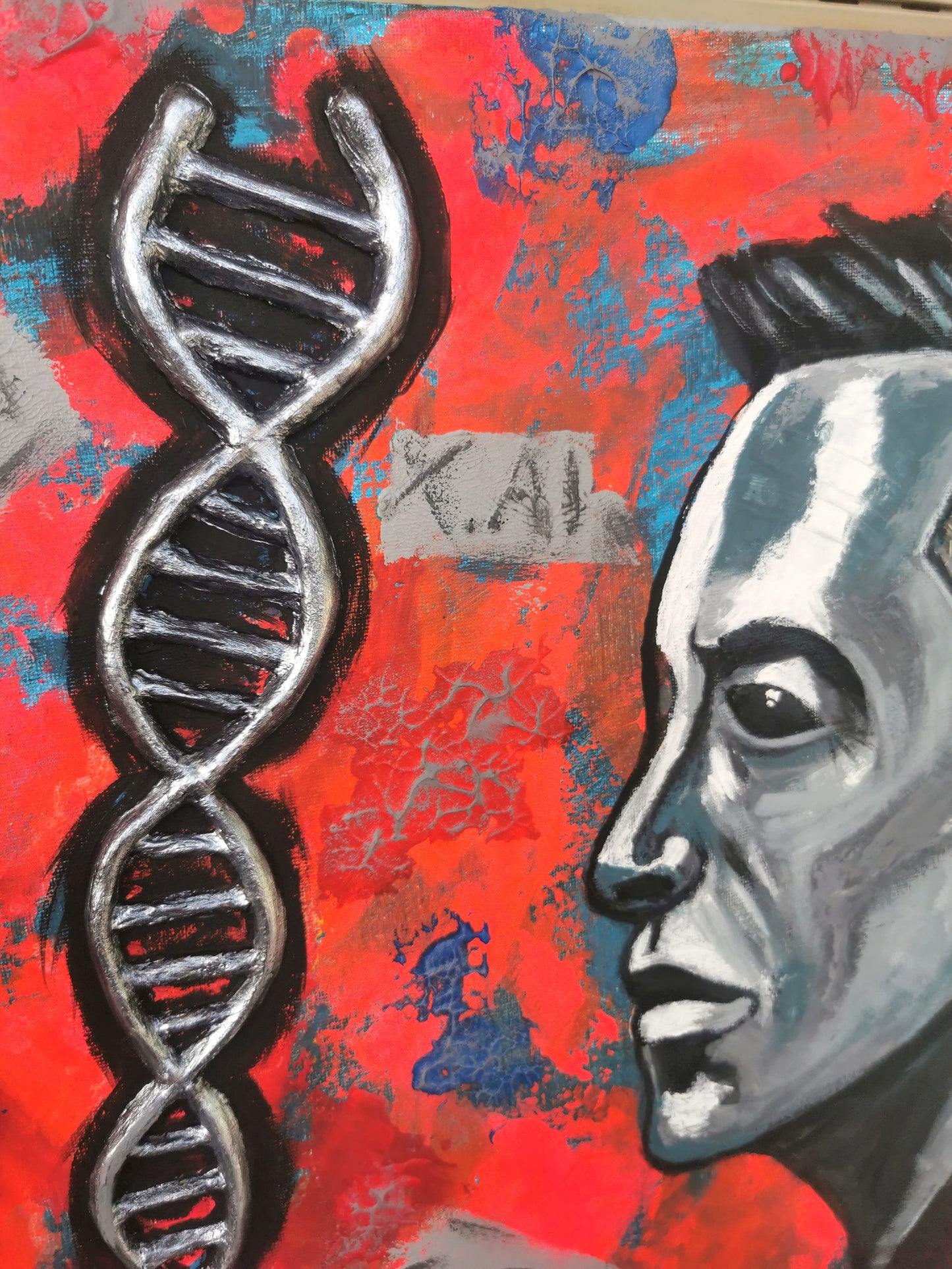 Mars Echo_C | Pop-Art Elon Musk | Original von MASK