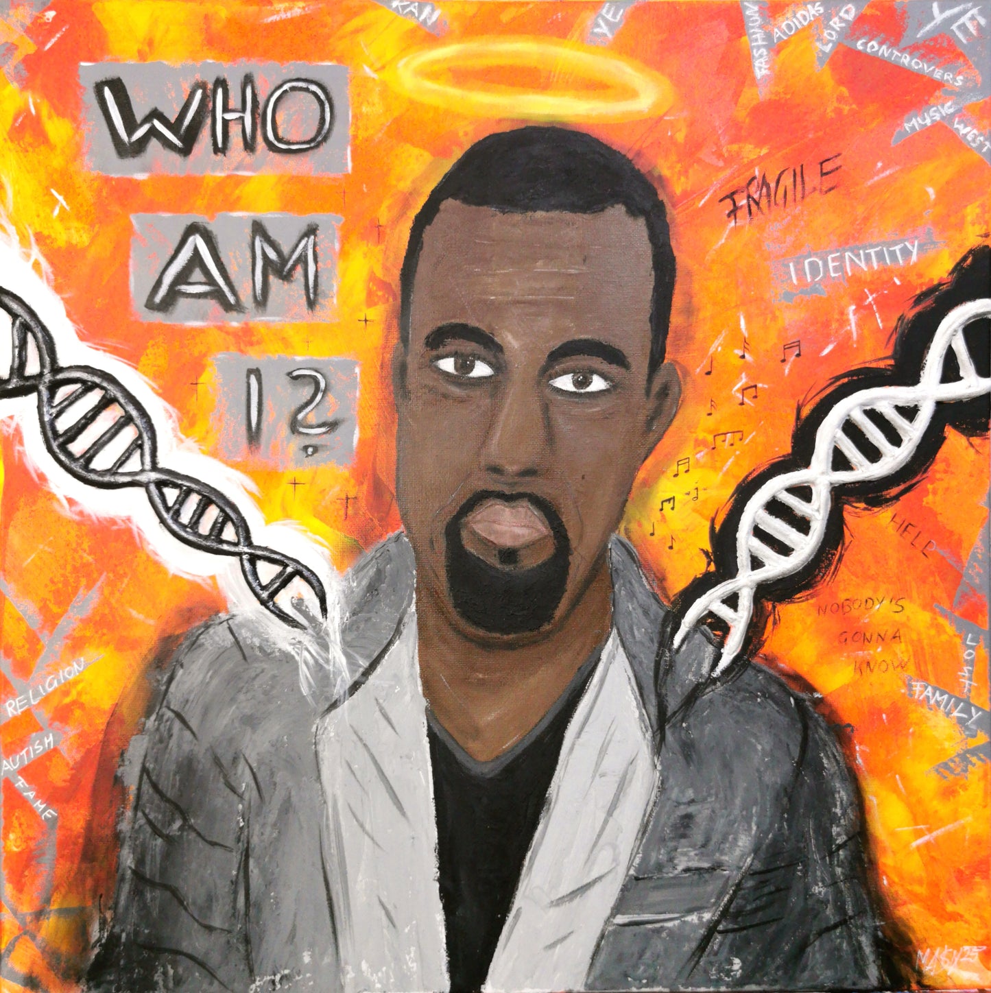 Kanye West | Popart | Who am I? DNA