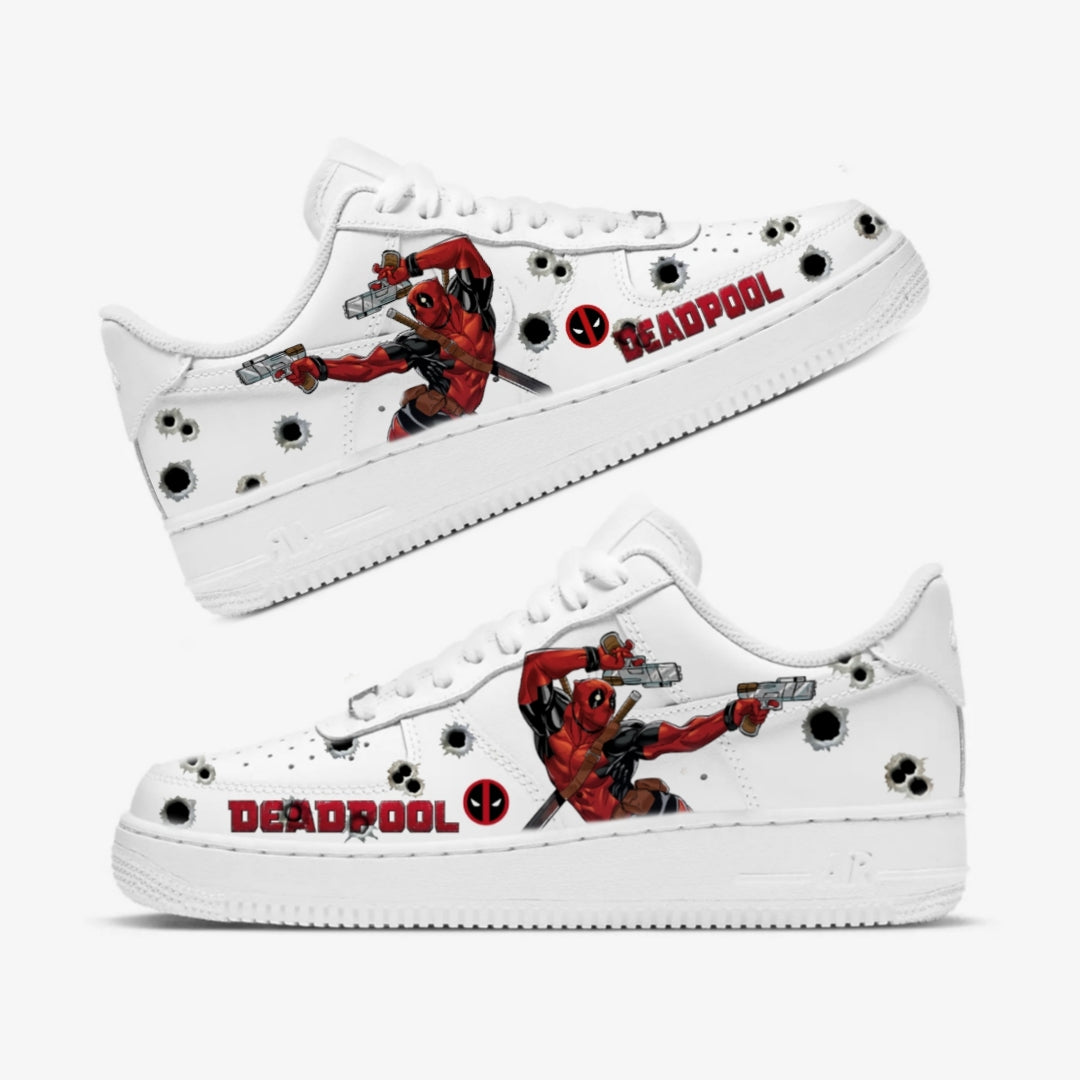 AF1 Custom Sneaker Deadpool Edition